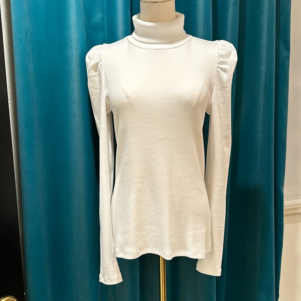 Veronica Beard White Turtleneck
